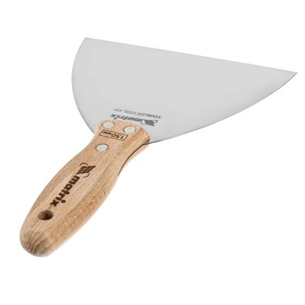 Шпательная лопатка из нержавеющей стали Matrix, 150 мм, буковая рукоятка, EFP 85619 купить в Нижневартовске