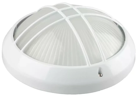 Светильник уличный СВЕТОЗАР &quot;ОРБИТА&quot; влагозащищенный, цвет белый, 100Вт SV-57313-W купить в Нижневартовске