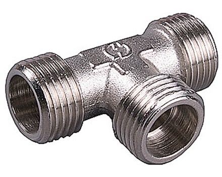 Тройник GENERAL FITTINGS никелированная латунь, ш/ш/ш, 3/4&quot; 51051-3/4 купить в Нижневартовске