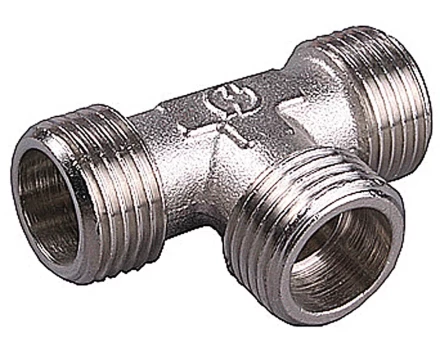 Тройник GENERAL FITTINGS никелированная латунь, ш/ш/ш, 3/4" 51051-3/4 купить в Нижневартовске