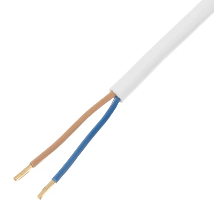 Шнур сетевой Denzel Energy Series, ПВС, 1,5 м, 2 x 1 мм, с неразборной вилкой, белый, 3 м, 37660 купить в Нижневартовске