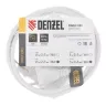 Шнур сетевой Denzel Energy Series, ПВС, 1,5 м, 2 x 1 мм, с неразборной вилкой, белый, 3 м, 37660 купить в Нижневартовске