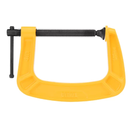 Струбцина G-образная Denzel, усиленная, 100 мм, 20643 купить в Нижневартовске