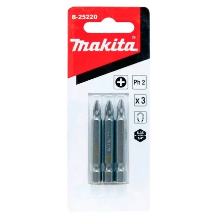 Биты Makita PH2 50мм 3шт (B-25220) купить в Нижневартовске