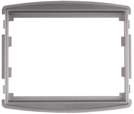 Вставка СВЕТОЗАР "ЭФФЕКТ" декоративная, цвет светло-серый металлик, одинарная SV-54466-SM купить в Нижневартовске