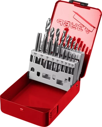 Наборы метчиков и плашек в металлическом боксе серия МАСТЕР купить в Нижневартовске