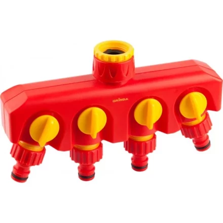 Распределитель GRINDA четырехканальный, из ударопрочной пластмассы 8-426313_z01 купить в Нижневартовске