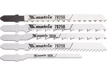 Набор полотен для электролобзика по дереву 5шт MATRIX Professional 78250 купить в Нижневартовске