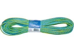 Шнур вязаный полипропиленовый с сердечником "Радуга" 4 мм L 20 м 60-70 кгс СИБРТЕХ 93950