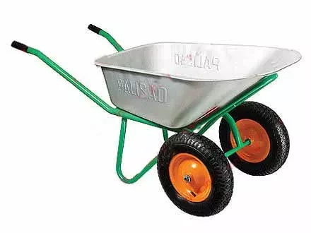 Тачка садово-строительная усиленная PALISAD 68923 двухколесная 320 кг купить в Нижневартовске