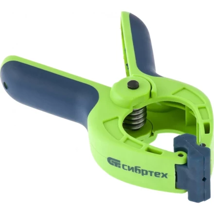 Струбцина клещеобразная 1-5/8 пластиковый корпус двухкомпонентные рукоятки усиленная пружина 42 мм Сибртех 20784 купить в Нижневартовске