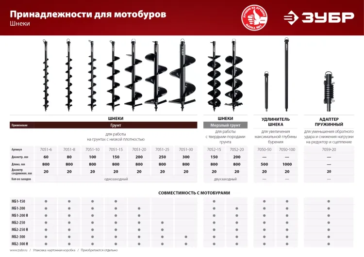 Мотобур (бензобур) со шнеком МБ1-200 Н серия МАСТЕР купить в Нижневартовске