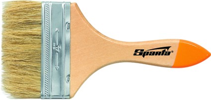 Кисть плоская Slimline 3/4&quot; (20 мм) натуральная щетина деревянная  ручка  SPARTA 824155 купить в Нижневартовске