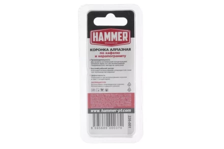Коронка алмазная HAMMER Ф6х60мм (DHS 6.0*60/5) купить в Нижневартовске