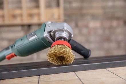 Кордщетка HAMMER чаша 85мм для УШМ гофрированная латунированная сталь (207-103) купить в Нижневартовске