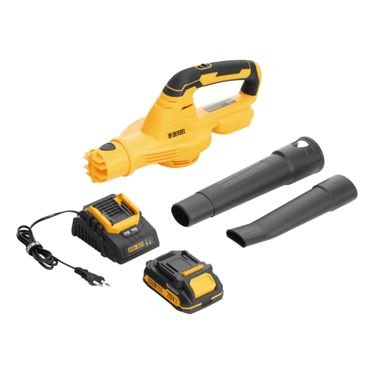 Воздуходувка аккумуляторная, AB-500, 60 м/с, 500 м3/ч, Li-Ion, 20 В // Denzel 59608 купить в Нижневартовске