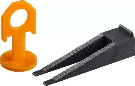 ЗУБР СВП, комплект: 1,7 мм, клин+зажим 50 + 50 шт, система выравнивания плитки (3384-H50) купить в Нижневартовске