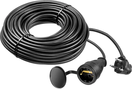 ЗУБР КГ-325-Ш, КГ, 3 х 2.5 мм2, 30 м, IP44, 4000 Вт, силовой удлинитель-шнур, Профессионал (55017-30) купить в Нижневартовске