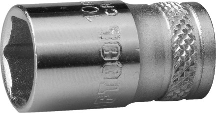 Торцовая головка KRAFTOOL &quot;INDUSTRIE QUALITAT&quot;, Cr-V, FLANK, хромосатинированная, 1/4&quot;, 10 мм 27815-10_z01 купить в Нижневартовске