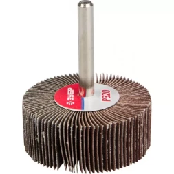 Круг шлифовальный ЗУБР &quot;МАСТЕР&quot; веерный лепестковый, на шпильке, тип КЛО, зерно-электрокорунд нормальный, P320, 20х50мм 36601-320