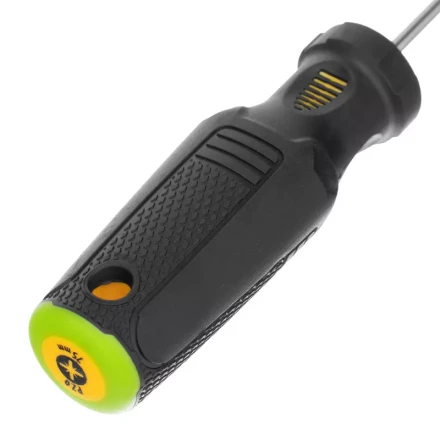 Отвертка PZ0x75 мм, CrV, трехкомпонентная рукоятка Denzel 12203 купить в Нижневартовске