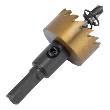 Коронка по металлу HSS, 26 мм, нитридтитановое покрытие Denzel 724105 купить в Нижневартовске