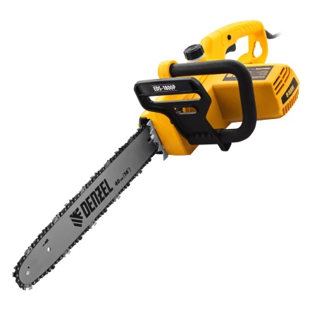 Пила цепная электрическая Denzel EDS-1800P 95615, 1.8 кВт,поперечная, шина 40 см, шаг 3/8, паз 1.3 мм, 57 звеньев купить в Нижневартовске