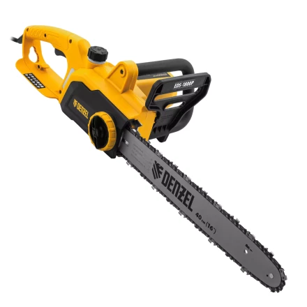 Пила цепная электрическая Denzel EDS-1800P 95615, 1.8 кВт,поперечная, шина 40 см, шаг 3/8, паз 1.3 мм, 57 звеньев купить в Нижневартовске