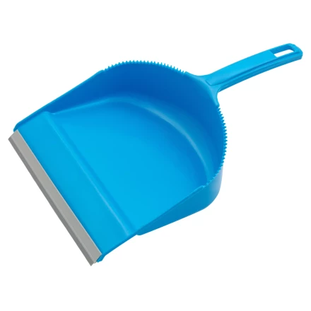 Набор: совок с кромкой 330 x 225 мм и щетка-сметка 285 мм, голубой, Home Palisad 933105 купить в Нижневартовске