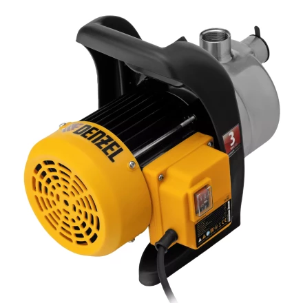 Садовый поверхностный насос Denzel GPL800Х 97302, 800 Вт, 3200 л/ч, подъем 42 м, нержавейка купить в Нижневартовске