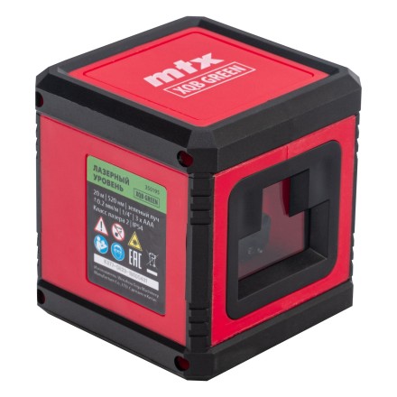 Лазерный уровень MTX XQB GREEN Pro SET 350195, 20 м, зеленый луч, батарейки, штатив купить в Нижневартовске