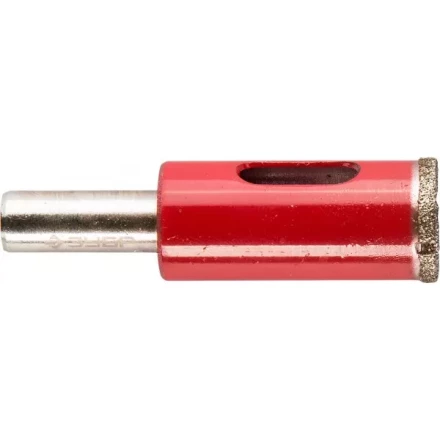 Сверло ЗУБР алмазное трубчатое по кафелю, керамике, зерно 60, 16мм 29850-16 купить в Нижневартовске