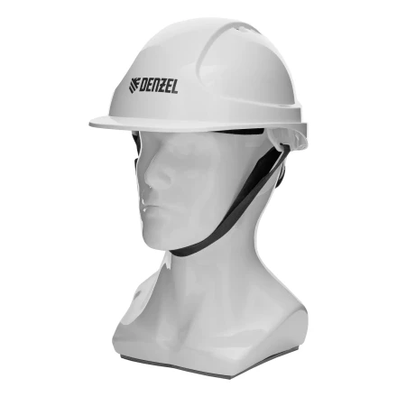 Каска защитная ударопрочная Denzel 89204, ABS/PC, плавная регулировка, модель «Форвард» (К-05),белая купить в Нижневартовске