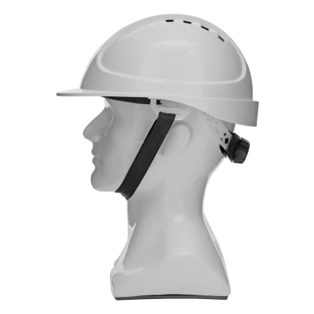 Каска защитная ударопрочная Denzel 89204, ABS/PC, плавная регулировка, модель «Форвард» (К-05),белая купить в Нижневартовске
