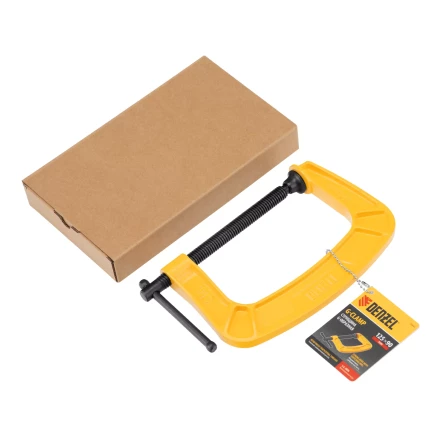 Струбцина G-образная Denzel, усиленная, 125 мм 20644 купить в Нижневартовске