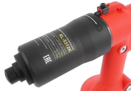 Пневматический резьбовой заклепочник MESSER RL-5312K с комплектом для установки заклепок М3. М4, М5, М6, М8, М10. М12 купить в Нижневартовске