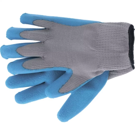 Перчатка двойная утеплённая латексное рельефное покрытие 127 г Сибртех артикул 68611 купить в Нижневартовске