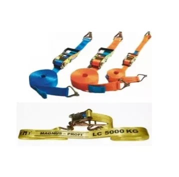 Ремни для стяжки груза Magnus-Profi р-н 8 тонн L=8 метра лента 60 мм без крюков