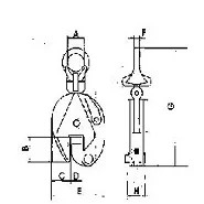 Захват для вертикального подъема листового металла универсальный DSQC-0.75 LB купить в Нижневартовске