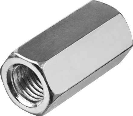 Гайка DIN 6334 переходная, M8, 3 шт, оцинкованная, ЗУБР 303756-08 купить в Нижневартовске