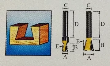 Фреза "ласточкин хвост" , Makita D-10908 купить в Нижневартовске