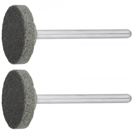 Круг ЗУБР абразивный шлифовальный из карбида кремния на шпильке, P 120, d 20x3,2мм, L 45мм, 2шт 35916 купить в Нижневартовске