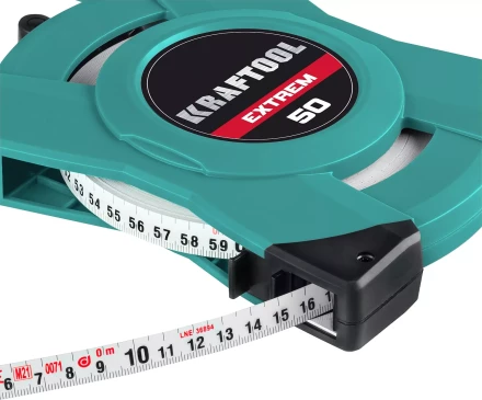 Мерная лента геодезическая со стальным нейлоновым полотном и х4 смоткой 34185-50 купить в Нижневартовске