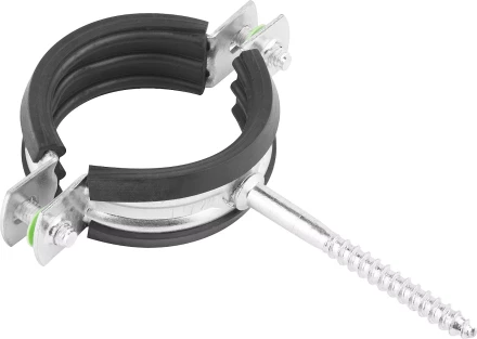 ЗУБР. Хомут трубный оцинкованный, с шурупом, 1 1/2", 1шт 37854-48-53-1 купить в Нижневартовске