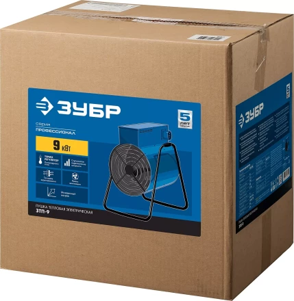 Пушка тепловая круглый корпус ЗТП-9 серия ПРОФЕССИОНАЛ купить в Нижневартовске