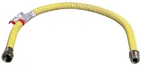 Подводка-сильфон ЗУБР для газа, нержавеющая сталь, г/ш 1/2" - 1,5м 51006-G/S-150