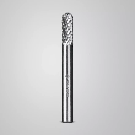 Зубр Твердосплавная борфреза C - цилиндр со сферическим концом, 6 х 16 мм (28802-6-16) купить в Нижневартовске