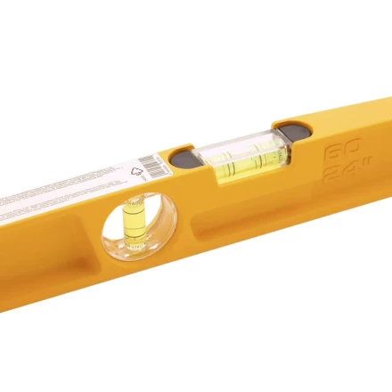 Уровень литой, 600 мм, 2 глазка, ударные площадки Denzel 34935 купить в Нижневартовске