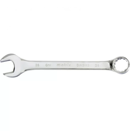 Ключ комбинированный 36 мм CrV полированный хром Matrix 15175 купить в Нижневартовске