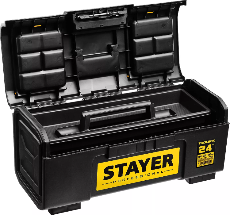 Ящик для инструмента "TOOLBOX-24" пластиковый, STAYER Professional 38167-24 купить в Нижневартовске